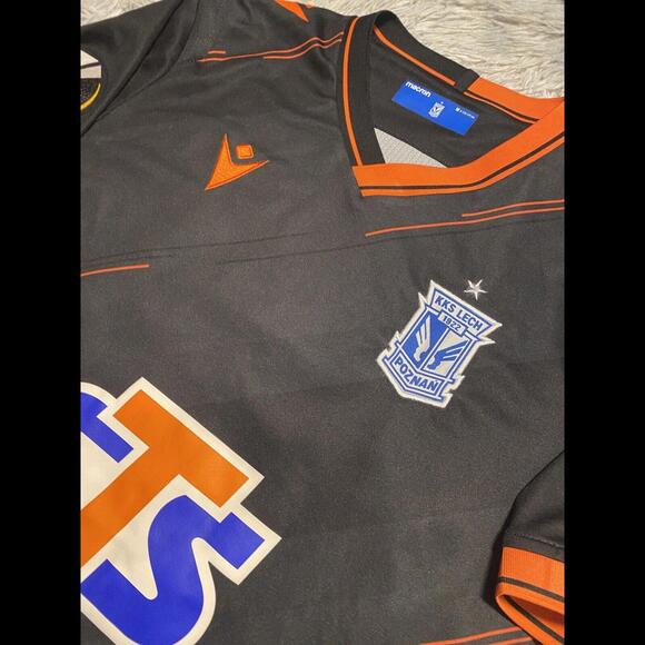 LECH POZNAŃ 21/22 3rd kit Match Worn/Issue Jersey SYKORA #8 Europa League Poland - Picture 3 of 8